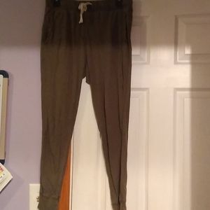 Olive green joggers